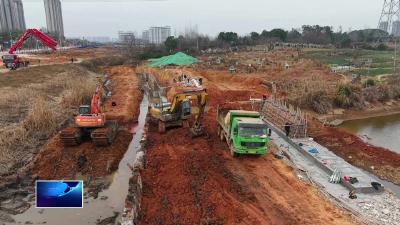 奔跑开新局 奋战开门红 | 大冶湖核心区港渠提升改造工程加速