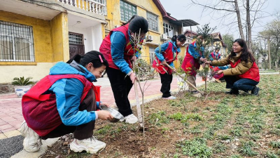 孔雀苑社区：春风知我意 共赴植树约