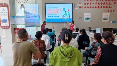 马家嘴社区组织开展《残疾人保障法》宣讲活动