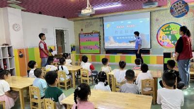石料山社区开展防溺水安全教育进校园活动