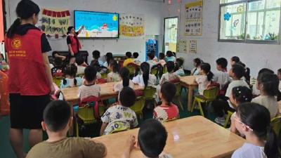  水机路社区开展防溺水安全教育进校园活动