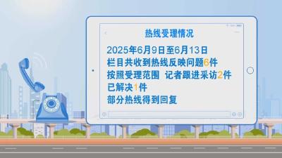 【新闻直通车】一周热线回音壁