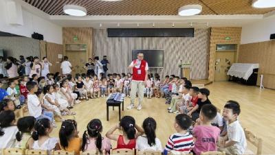 牧羊湖街道联合滨湖社区开展幼儿园禁毒宣传活动