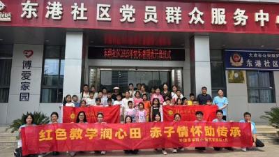 湖北师大 “小葵花” 实践队进驻东港社区 开启 “七彩假期” 托管服务