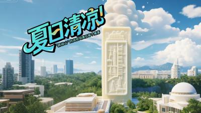 夏日清凉！黄石地标建筑秒变“冰棒”