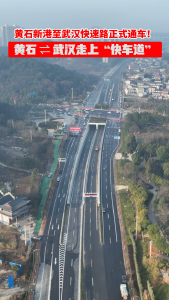 武汉新城至黄石新港快速通道正式通车