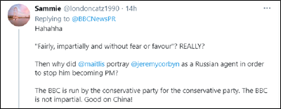 BBC的回应声明，被群嘲了
