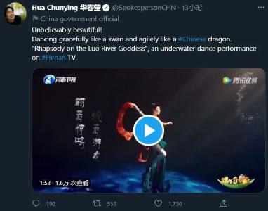 “妈妈！！！外交部转发了我的作品！！”