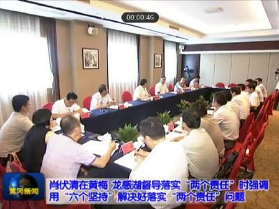 视频|肖伏清：用六个坚持解决好落实“两个责任”问题