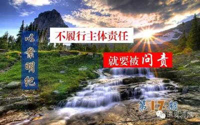 【以案明纪】第17期：履行主体责任不力，某局长被问责