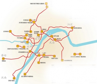 武汉轨道交通第四轮规划出台 9年内新建14条地铁线 