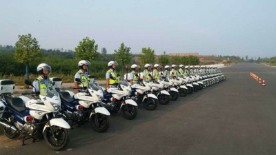 浠水交警配发20辆摩托车用于基层一线岗位