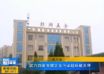 视频|武穴四家电镀企业污染超标被关停