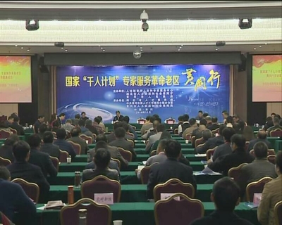 国家“千人计划”专家服务革命老区黄冈行活动举行