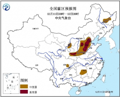 今明两天京津冀等地有重度霾