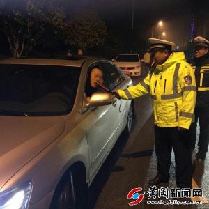 罗田交警开展酒驾整治行动 29名“酒司机”落网