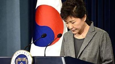 韩媒称朴槿惠接受新国家党提议 或于明年4月下台 