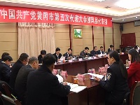 黄冈市第五次党代会各代表团分组讨论两个《报告》