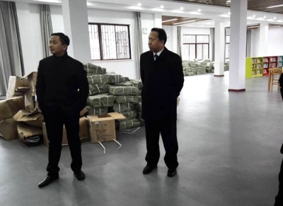 市委书记刘雪荣到市图书馆新馆视察