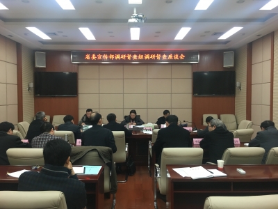 省委宣传部调研督查我市宣传思想文化工作