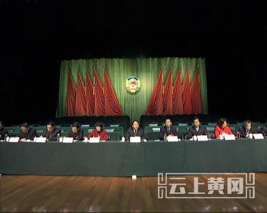市政协五届一次会议举行委员大会发言