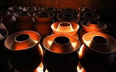 蕲春：管窑工艺陶器引来省、市美术家协会关注