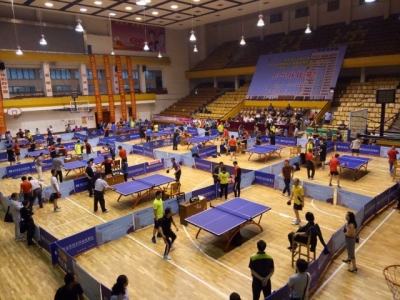  “黄冈国家高新区杯”2017年乒乓球锦标赛开幕  