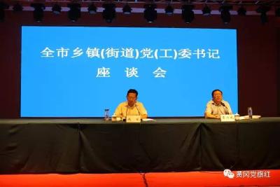 全市乡镇（街道）党（工）委书记座谈会，赵斌提了哪四点要求