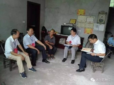 赵斌到罗田县参加“聚力脱贫攻坚五级代表在行动” 白庙河镇人大第一代表小组活动
