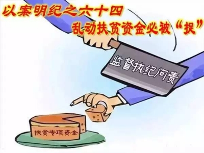 【以案明纪】第64期：乱动扶贫资金必被“捉”