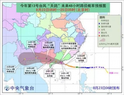 安监总局发出预警:台风