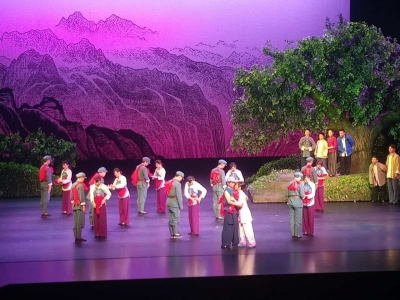 大型现代黄梅戏《槐花谣》在全国戏曲院校教学成果展演开幕式演出