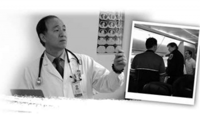 医生赴美探亲，往返航班上各救一人！