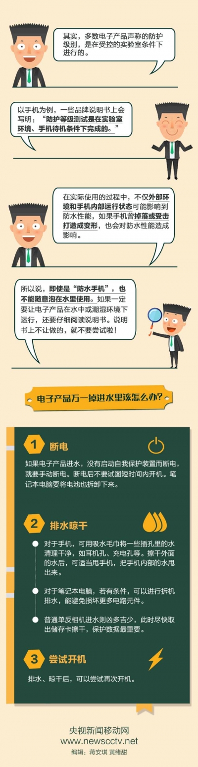 一图丨“防水手机”能泡在水里用么？真相竟是……