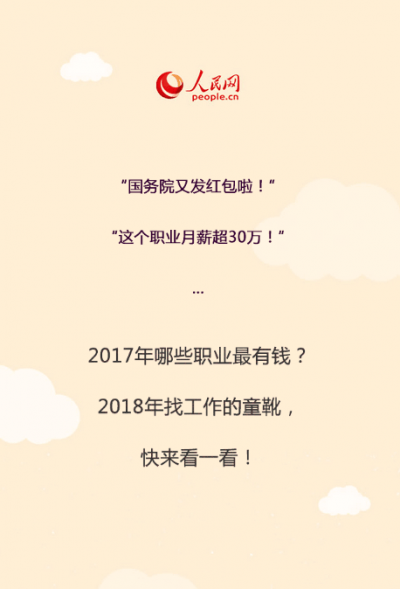 2017，这些职业真有钱！