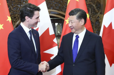习近平会见加拿大总理特鲁多