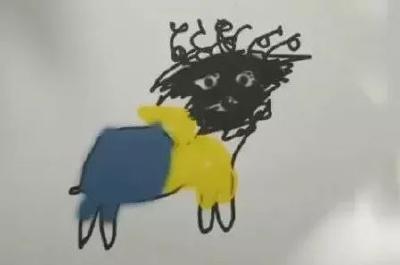 把狗狗画成这样，居然找到了…我哈哈哈哈了一整天！