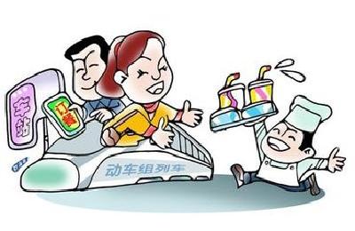 今起新增11个互联网订餐站点 坐高铁订外卖更方便