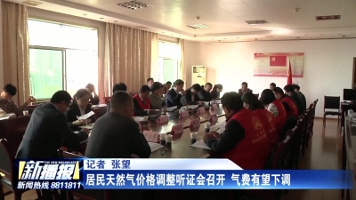 居民天然气价格调整听证会召开 气费有望下调