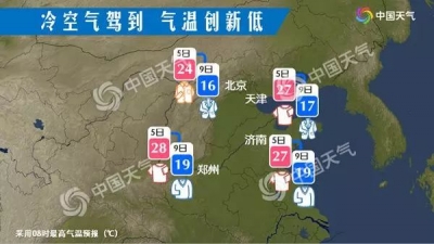 注意！长假最后两天要降温了！这些地区已开始下雪…