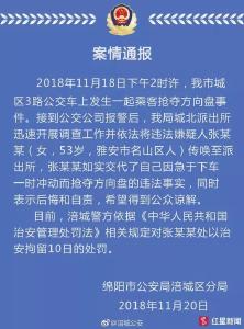 公交过站抢夺方向盘，她被拘留10日！