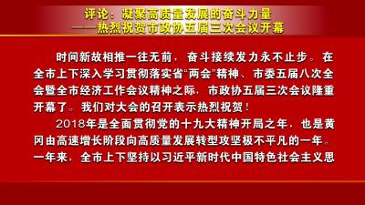 评论：凝聚高质量发展的奋斗力量 ——热烈祝贺市政协五届三次会议开幕