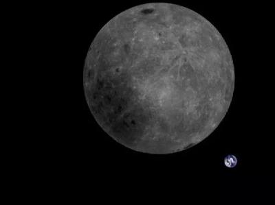 地月同框！中国卫星拍下拜年照