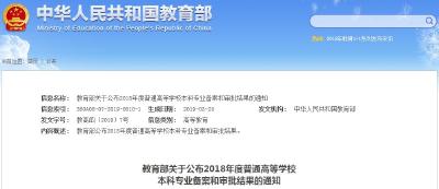 教育部公布！湖北这些高校将新增本科专业，有5所高校14个专业或被撤销