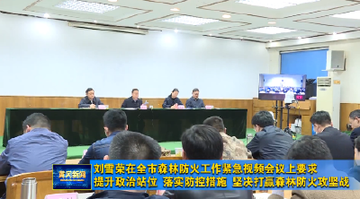 视频︱刘雪荣：提升政治站位 落实防控措施 坚决打赢森林防火攻坚战