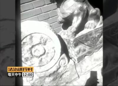 1吨重的石狮子居然被偷了！网友炸锅：还真是
