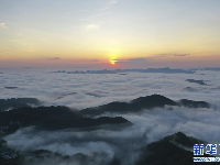 日出摩天 壮阔云海