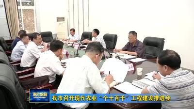 我市召开现代农业“个十百千”工程建设推进会