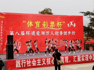 阔步跨进2020  黄冈万人健步走迎新年 
