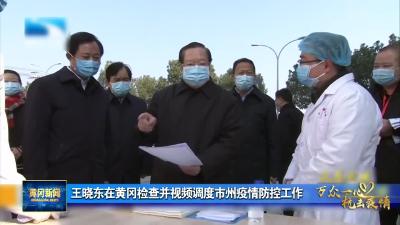 王晓东在黄冈检查并视频调度市州疫情防控工作